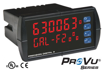 PD6300: Pulse Input Dual-Line Flow Rate/Totalizer