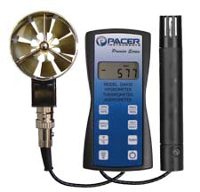 DA430, Hygro-Thermometer Anemometer, Rotating Vane, Anemometer, Pacer Instruments